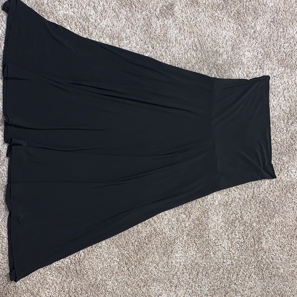 Black  Stretchy Skirt! Multi-Style Dress/Skirt - Picture 3 of 3